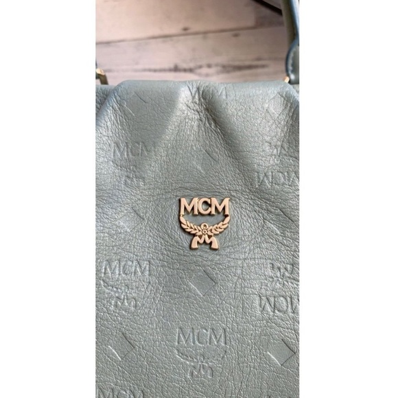 Authentic MCM 2-Way Embossed Shoulder/Handbag - Picture 2 of 14